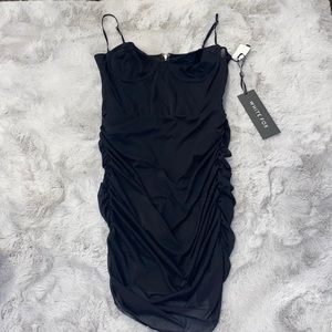 White Fox Boutique Model Behaviour Mini Dress Black